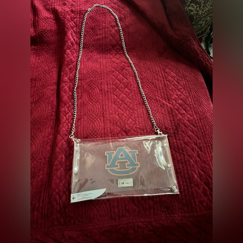 Auburn Clear Envelope Purse
